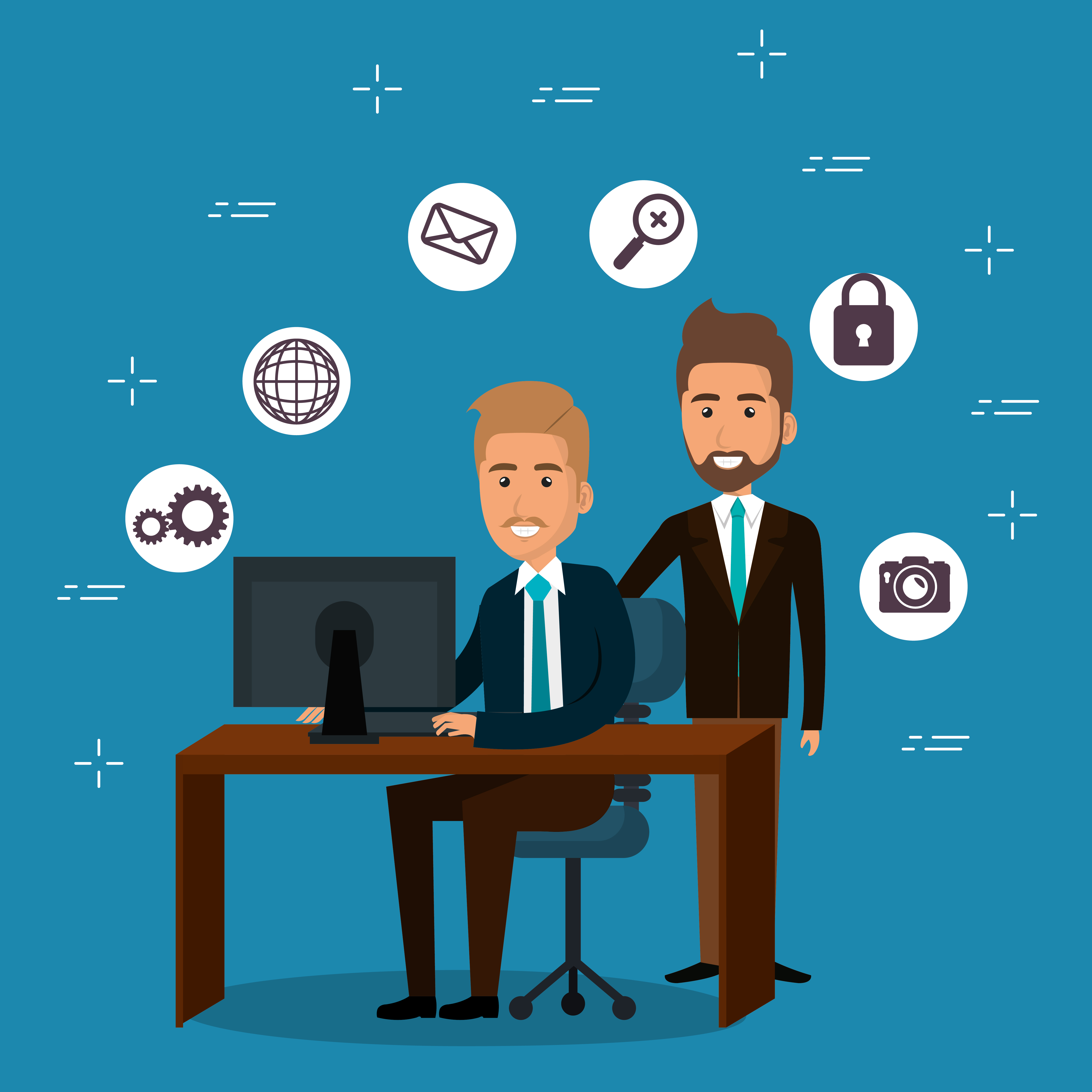 Professional team meeting